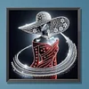 Elegant Lady-Partial Special Shaped Diamond Painting 40*40CM
