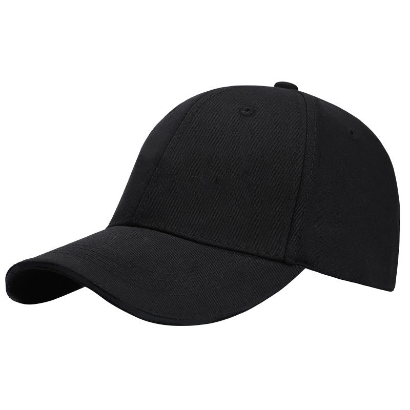 Unisex Minimalist Solid Color Curved Eaves Baseball Cap