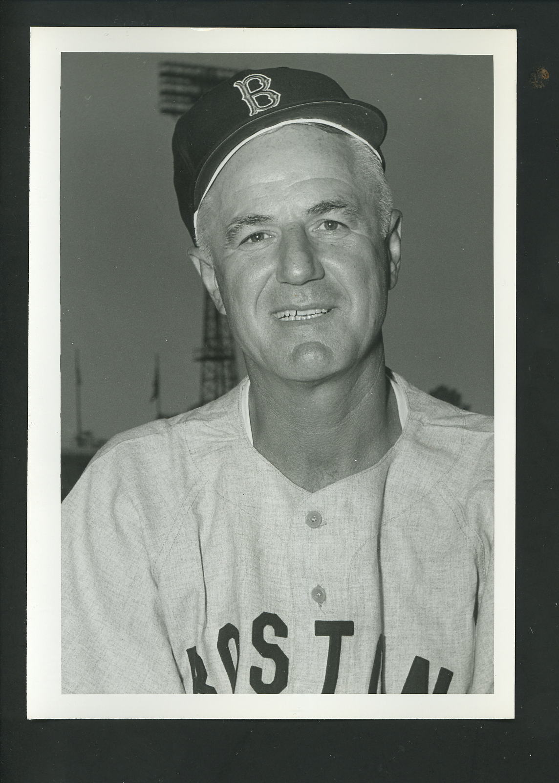 Manager Billy Jurges 1960 Press Original Photo Poster painting by Don Wingfield Boston Red Sox