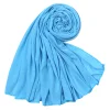 Plain Color Women Sweat Cloth Long Hijab Scarf Shawl