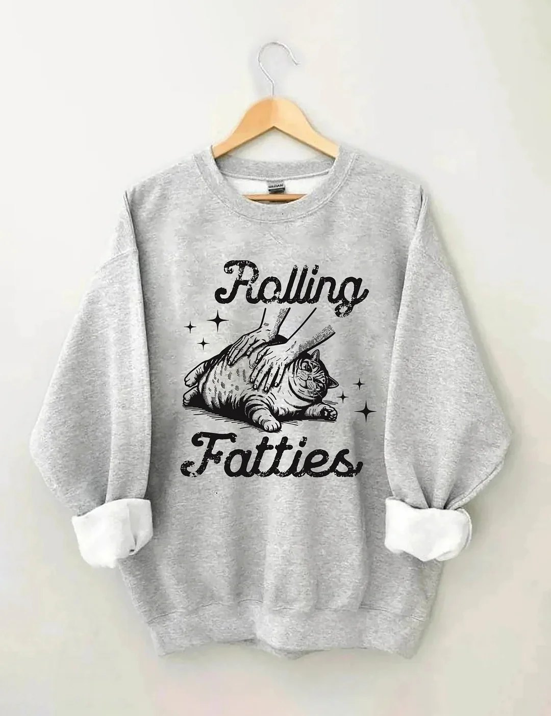 Rolling Fatties Cat Sweatshirt