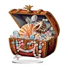 (US Only)2D Flat Pearl Treasure Box DIY Diamond Painting Desktop Ornaments Kit Home Decor