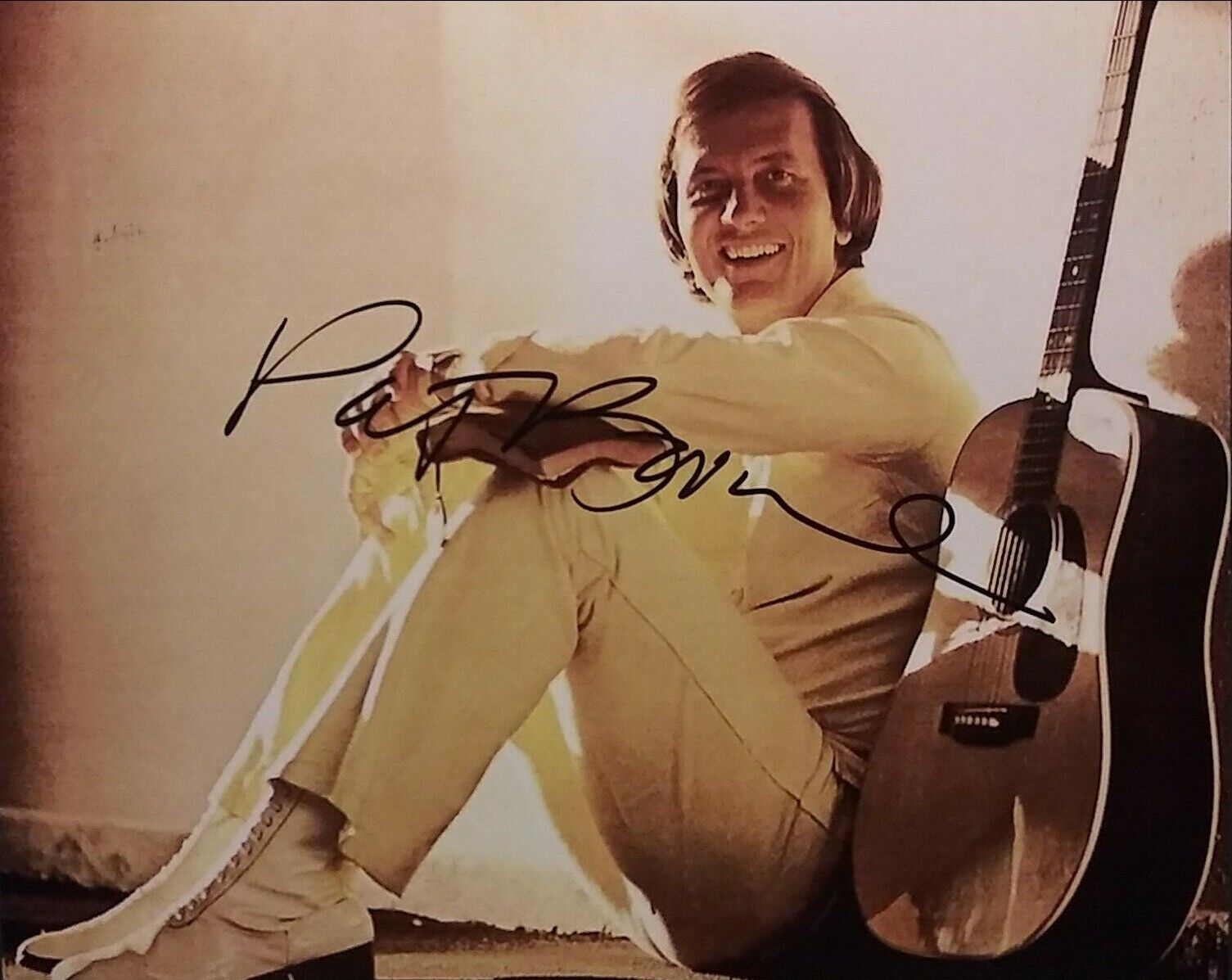 Pat Boone signed 8x10