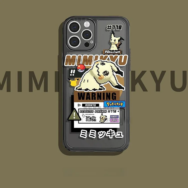 Pokemon Mimikyu Pixel Style Cute IPhone Case weebmemes