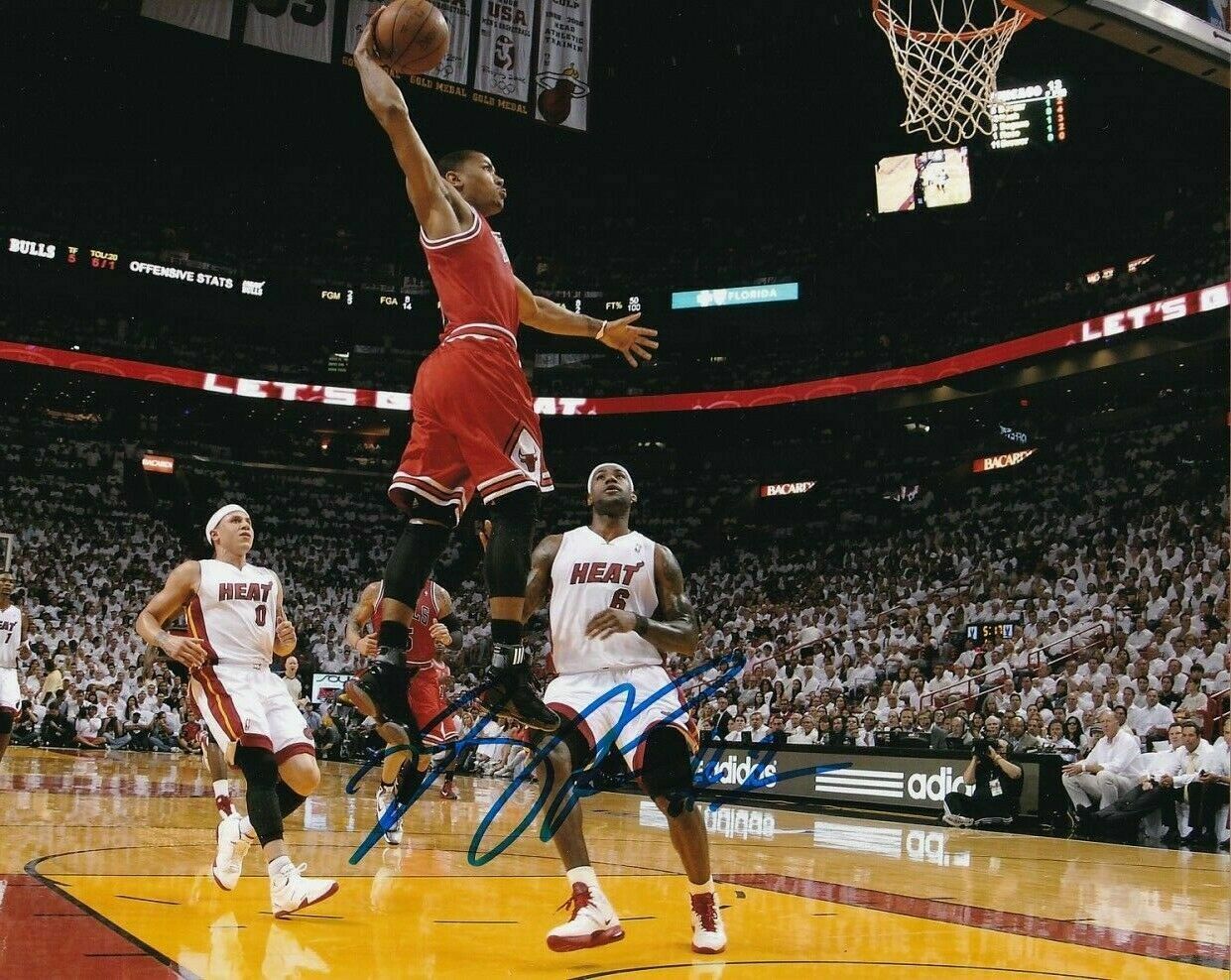 Derrick Rose Autographed Signed 8x10 Photo Poster painting ( Bulls ) REPRINT