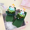 3D Knit Socks Funny Warm Cute Socks Double Layer Hand Crocheted Sock Middle Tube Socks for Autumn/Winter for Men & Women