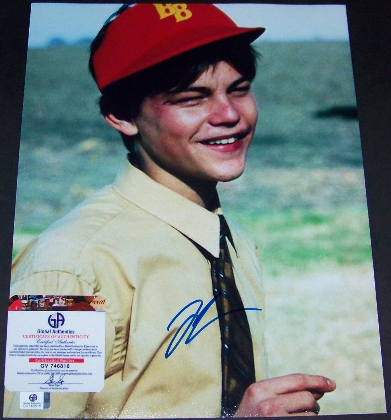 Leonardo DiCaprio BASKETBALL DIARIES Signed Autograph 11x14 Photo Poster painting GA GV GAI COA!