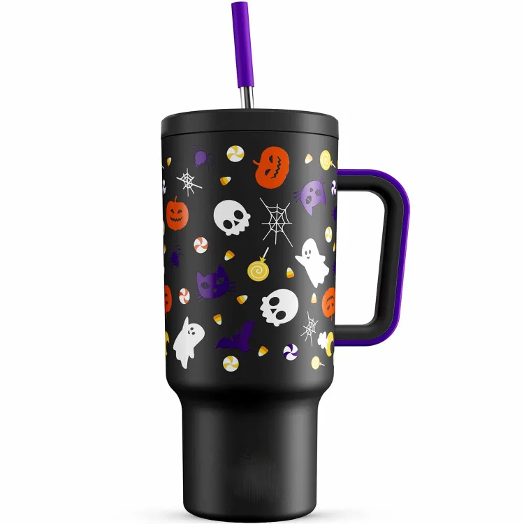40oz Tumbler with Handle Halloween Special Edition