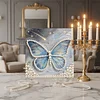 DIY Pearl Painting Butterfly for Home Decor with Frame(30x30cm)