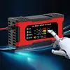 12V 6A Car Battery Charger LCD Display Car Battery Maintainer for Car Motorcycle