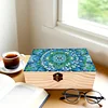 5D DIY Diamond Painting Handmade Wood Storage Box Crystal Storage Case (Mandala)