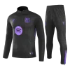 Barcelona 1/4 Zip Tracksuit 2025/26 Kids Black
