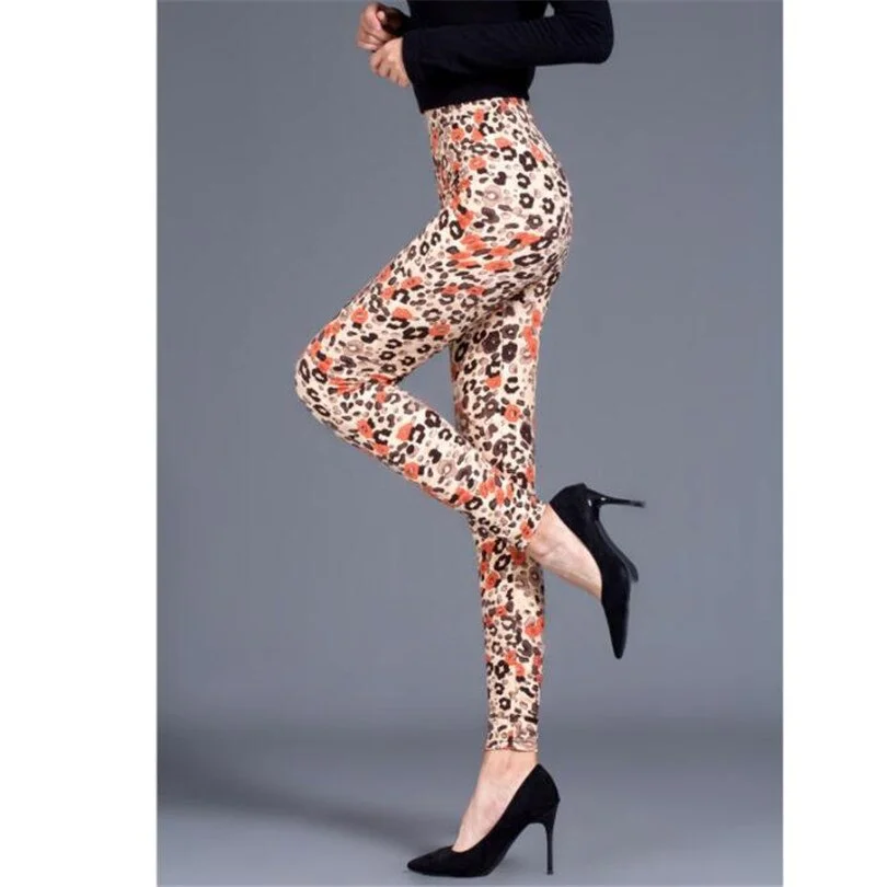 CUHAKCI Fitness Clothing Sexy Legging Leopard Leggings Women Sportswear Activewear Pants Printing  High Waist Pants