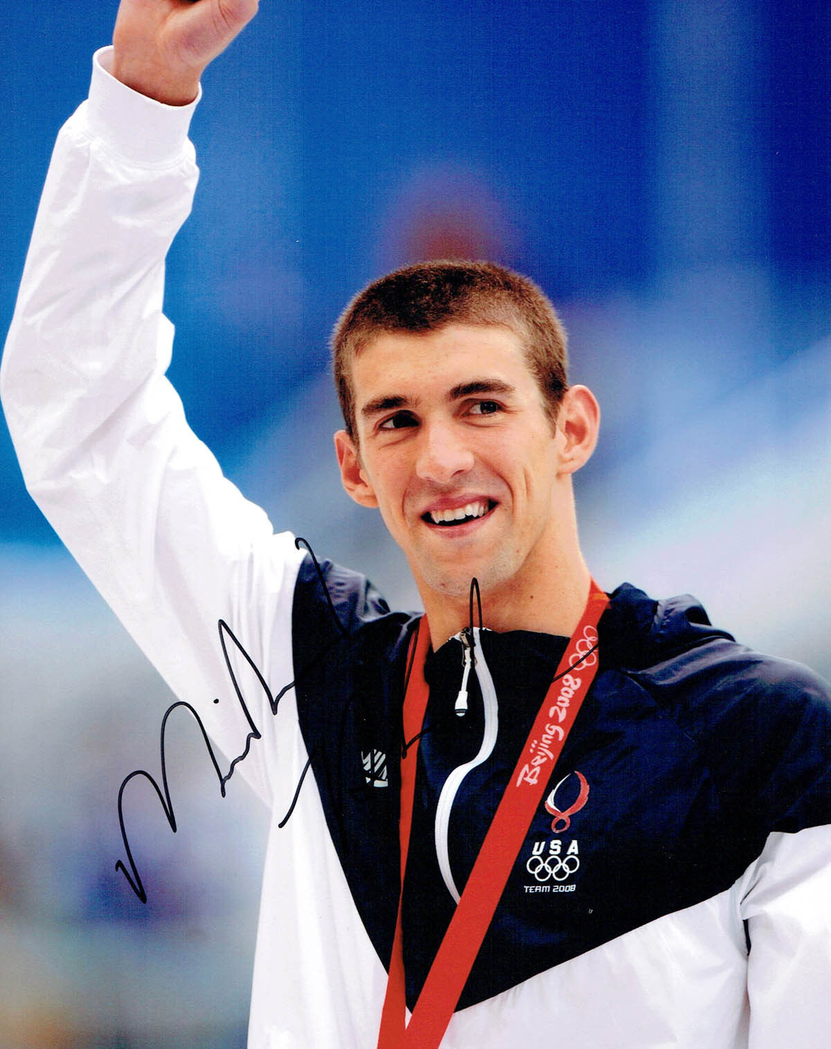 Michael PHELPS Autograph Signed Photo Poster painting 6 AFTAL COA Team USA Gold Medal Swimmer
