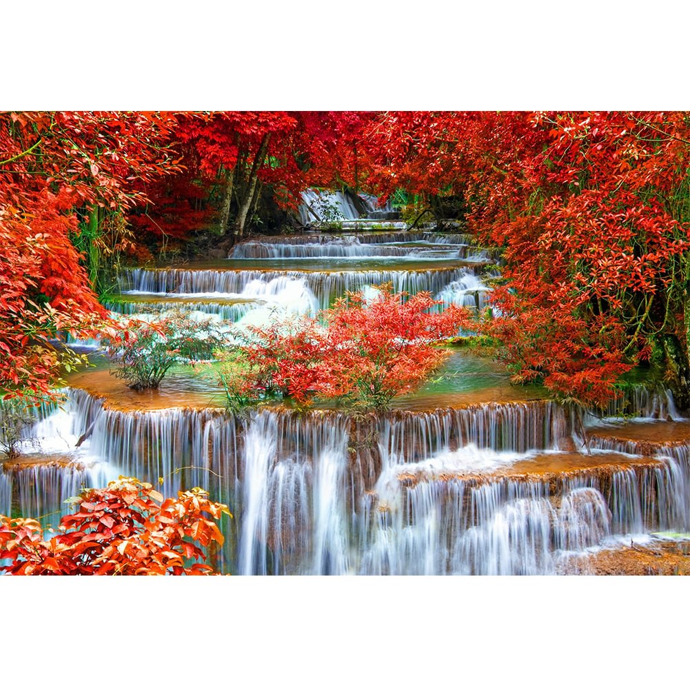 Large Waterfall - Full Round - Diamond Painting(40*30cm)