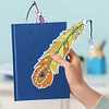 6pcs Diamond Painting Feather Shape Bookmark Student Gifts