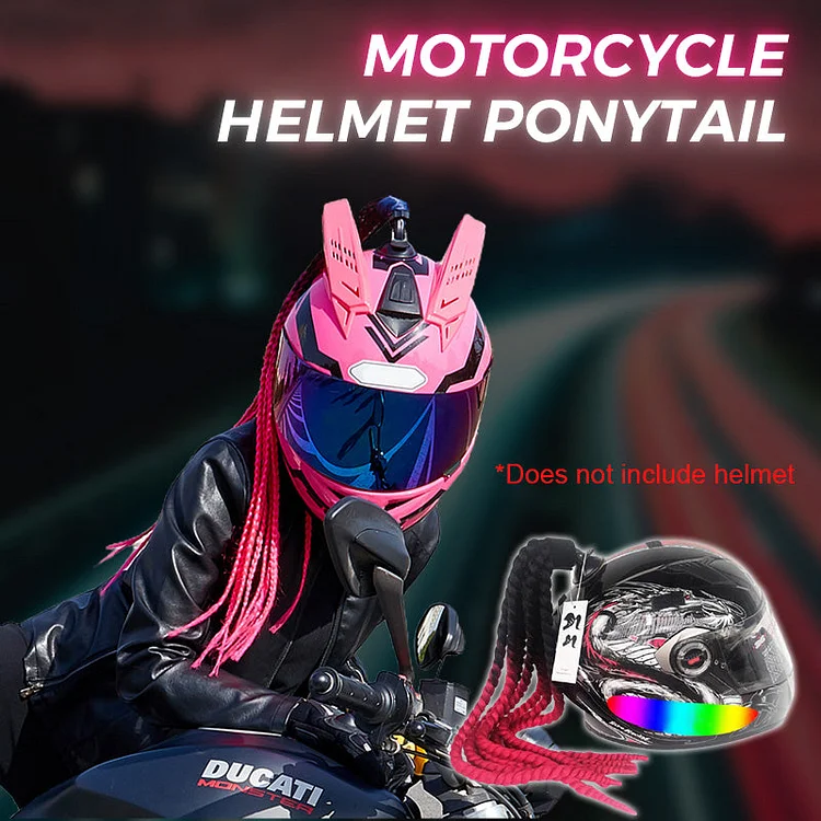 ?Summer promotion 30% OFF?Motorcycle Helmet Ponytail