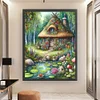 (US Local)Mushroom House-11CT Stamped Cross Stitch Kit(50x65cm)