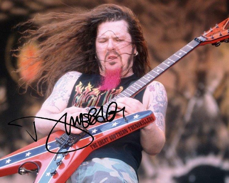 REPRINT - DIMEBAG DARRELL Pantera Autographed Signed 8 x 10 Photo Poster painting Poster RP