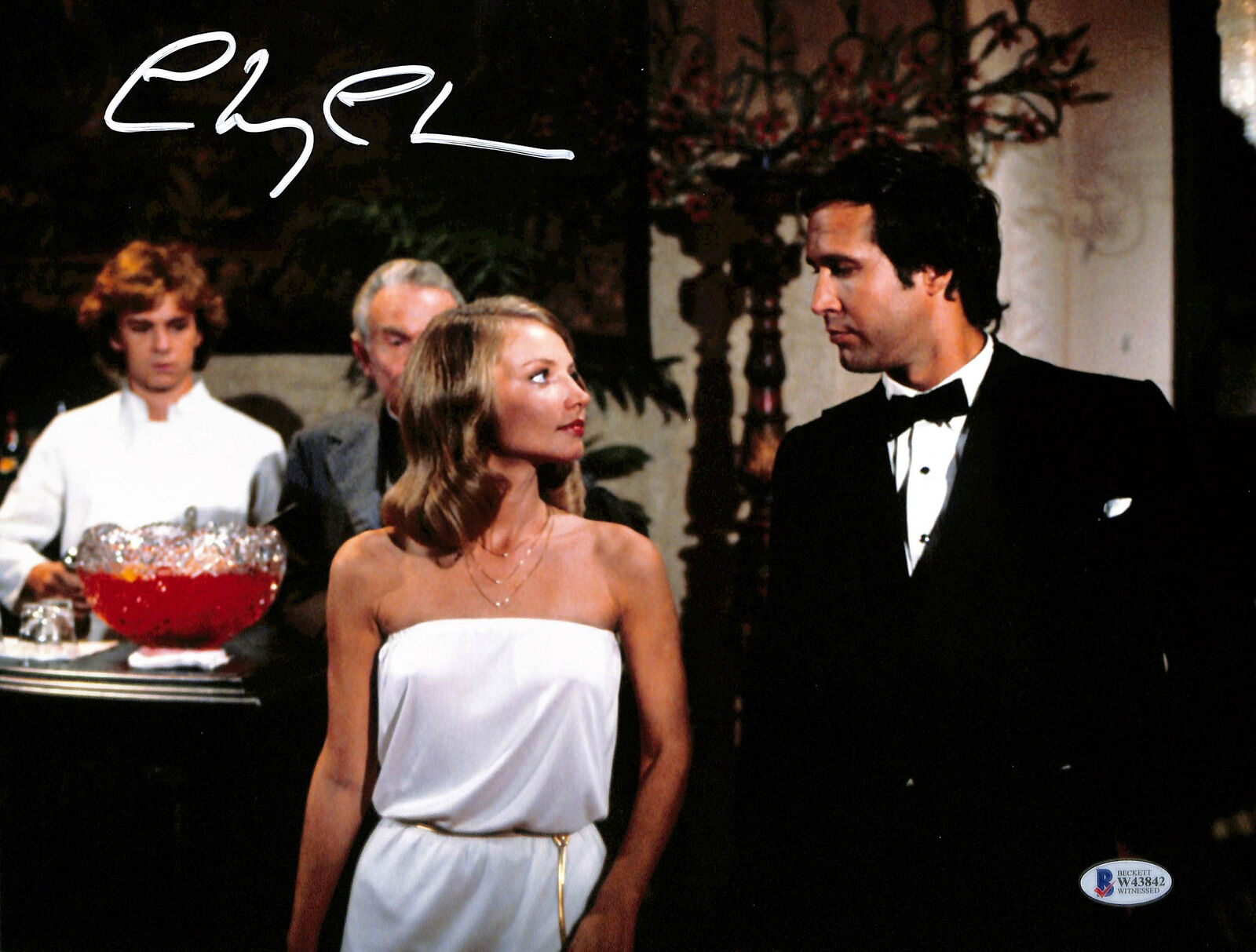 Chevy Chase Caddyshack Authentic Signed 11x14 Photo Poster painting Autographed BAS Witnessed 4