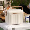 6L Camping Cooler Box Insulated Ice Chest Portable Ice Bucket for Outdoor Use