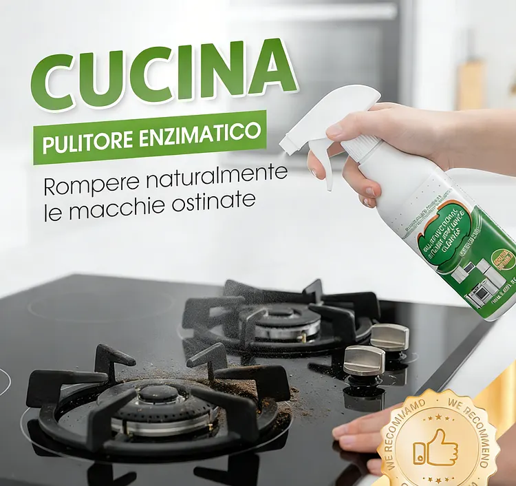 Detergente enzimatico multiuso per la cucina e la cas🧽✨