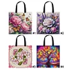 Flower Butterflies-11CT DIY Stamped Cross Stitch Shopping Bag 40*40cm/15.75*15.75in