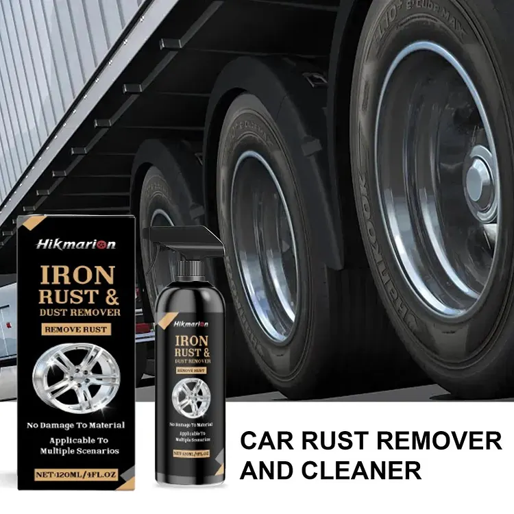 🚘Iron Eraser Spray &ndash; 💪🏼Heavy-Duty Iron Remover For Wheel & Paint🏁 | Aluminum-Safe No Damage Restore Gloss✨ 