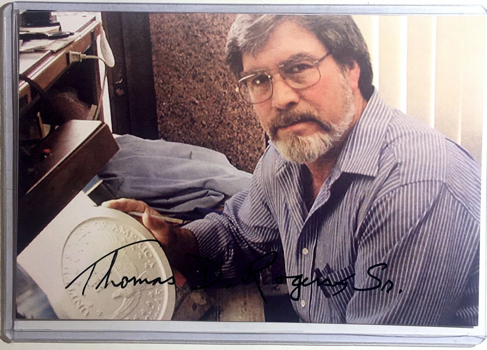 Thomas D. Rogers Signed 4x6 Photo Poster painting US Mint Autograph Auto