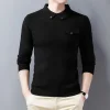 Cashmere-Blend Polo-Neck Sweater [10 Colors]