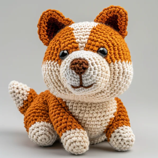 Vaillex - Smiling Corgi Dog Crochet Pattern For Beginner