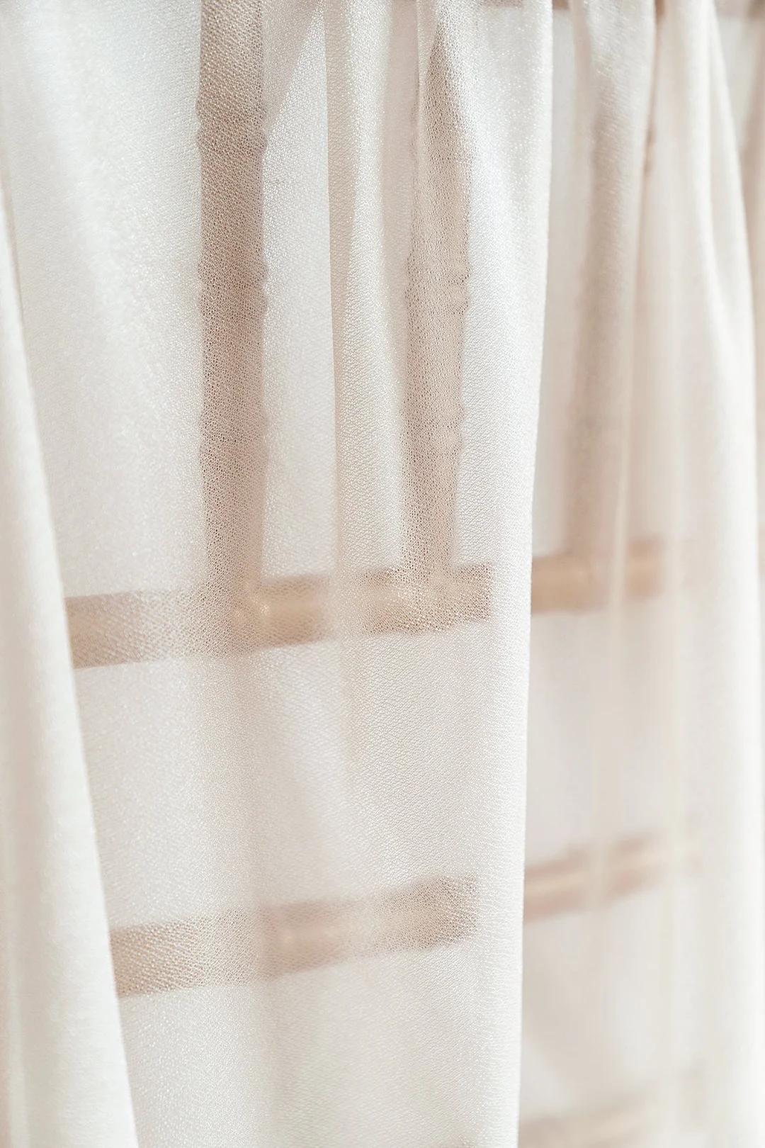 2 Panels Sheer Wedding Arch Draping 30" w x 32ft - 12 Colors