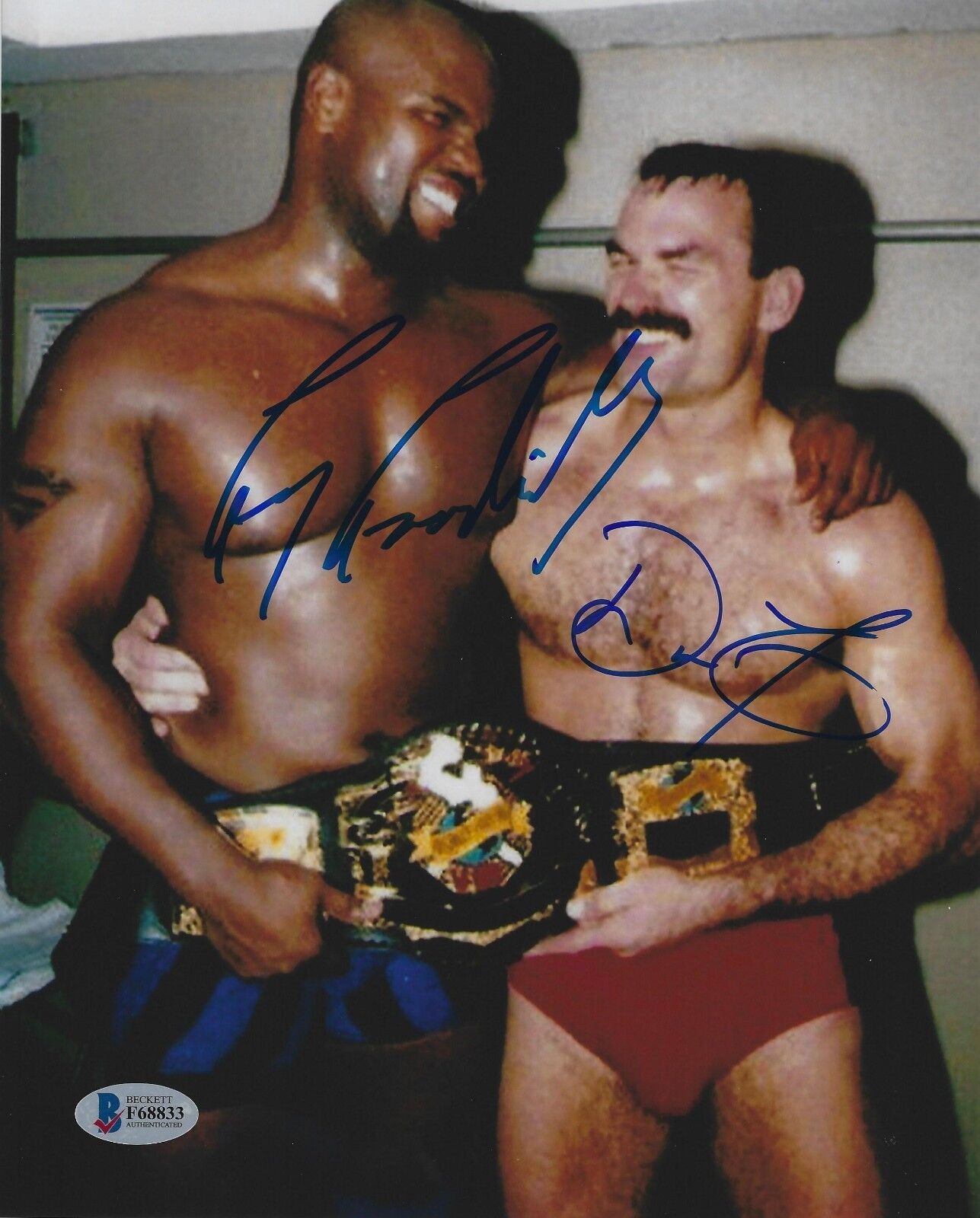 Don Frye & Gary Goodridge Signed 8x10 Photo Poster painting BAS Beckett COA UFC 8 Picture Auto'd