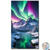 Aurora Snow Mountain- Round/Square AB Drills Diamond Painting(45x75cm)