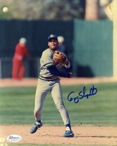 Gary Sheffield Early Signed Jsa Cert Sticker 8x10 Photo Poster painting Autograph Authentic