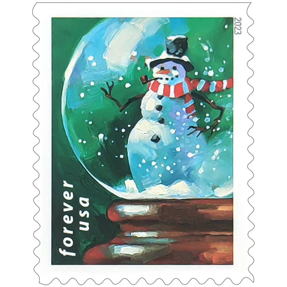 Holiday Delights USPS First Class Forever Postage Stamps 5 Sheets of 20  (100 total mailing stamps)