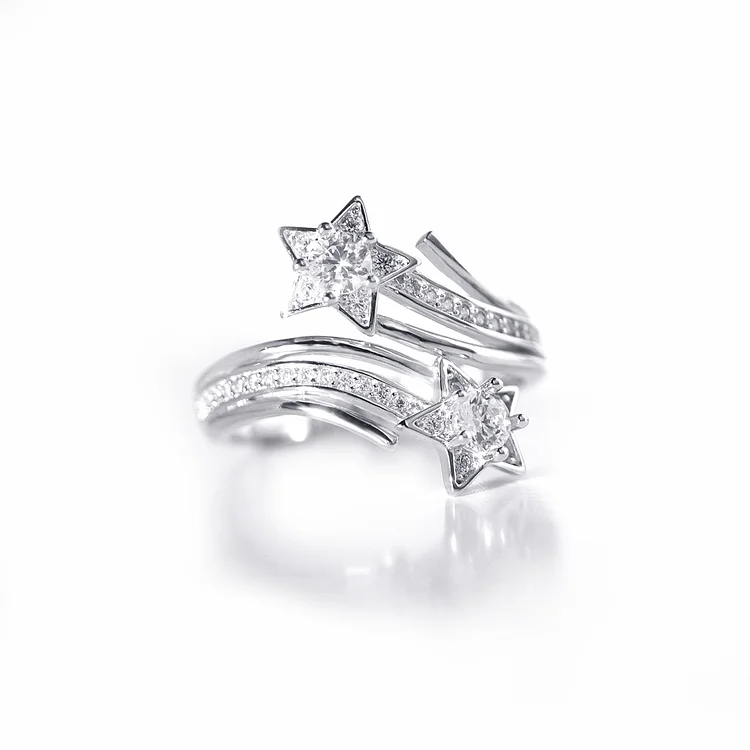 S925 Sparkling Star Ring