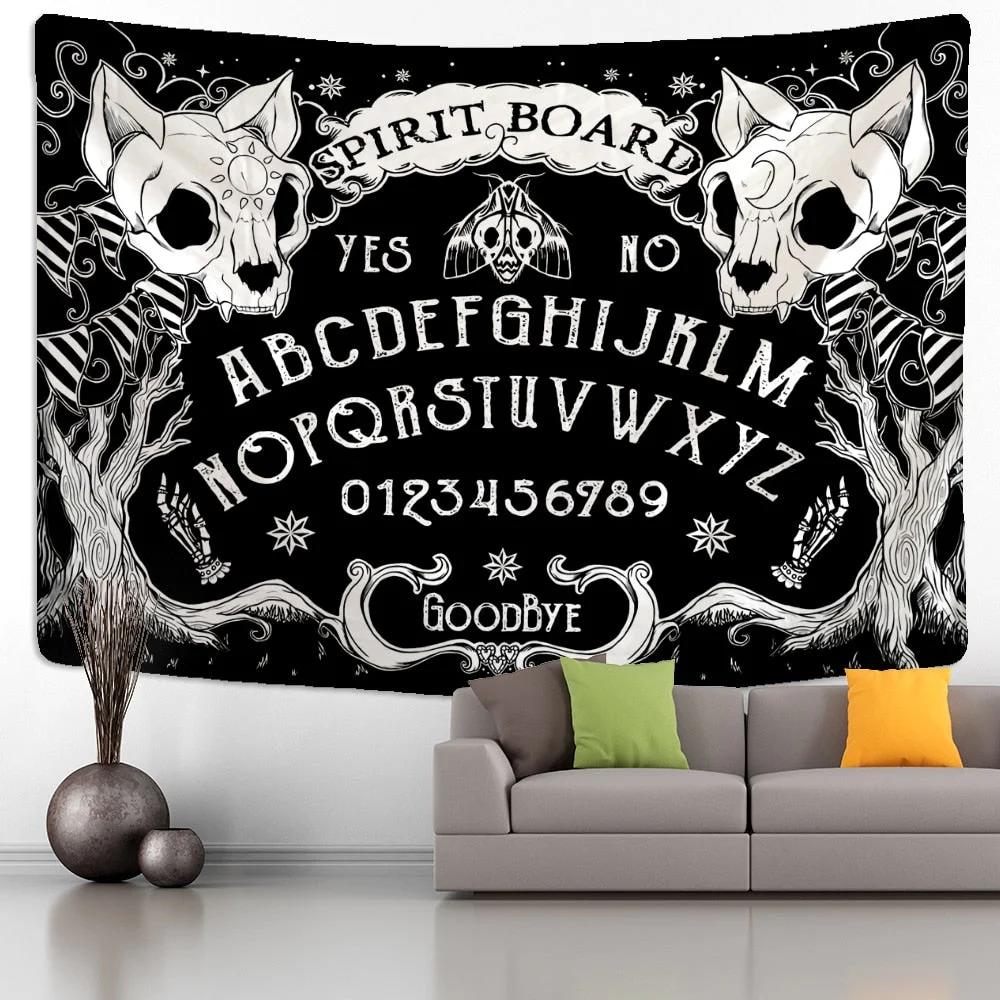 Cat Mysterious Tapestry Wall Hanging Bohemian Hippie TAPIZ Witchcraft Bedspread Divination Home Decor