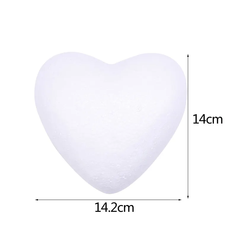 1Pcs Modelling Polystyrene Styrofoam White Foam Bear Mold Teddy For Valentine's Day Gifts Birthday Party Wedding Decoration