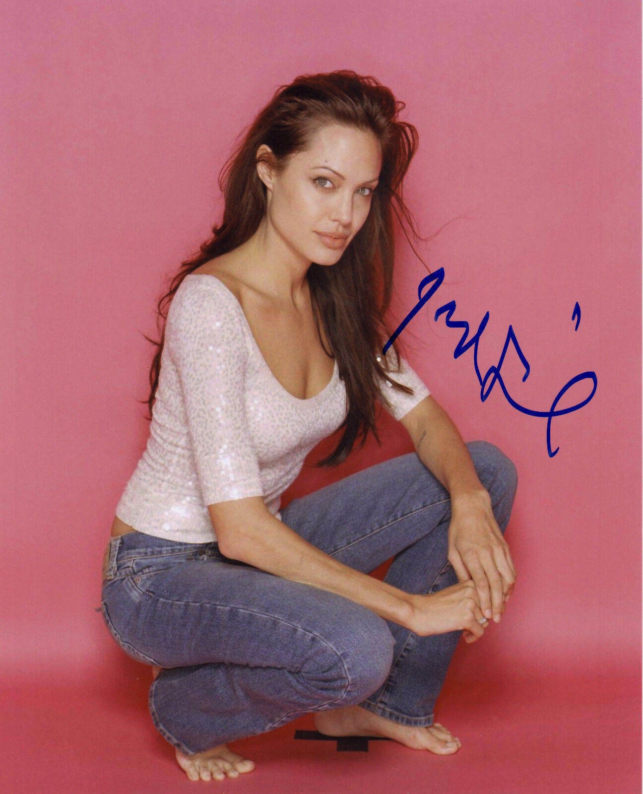 ANGELINA JOLIE AUTOGRAPH SIGNED PP Photo Poster painting POSTER 37