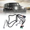 Dual High Low Beam Headlight Relay Wiring Harness H4 9003 Ceramic Socket Plugs