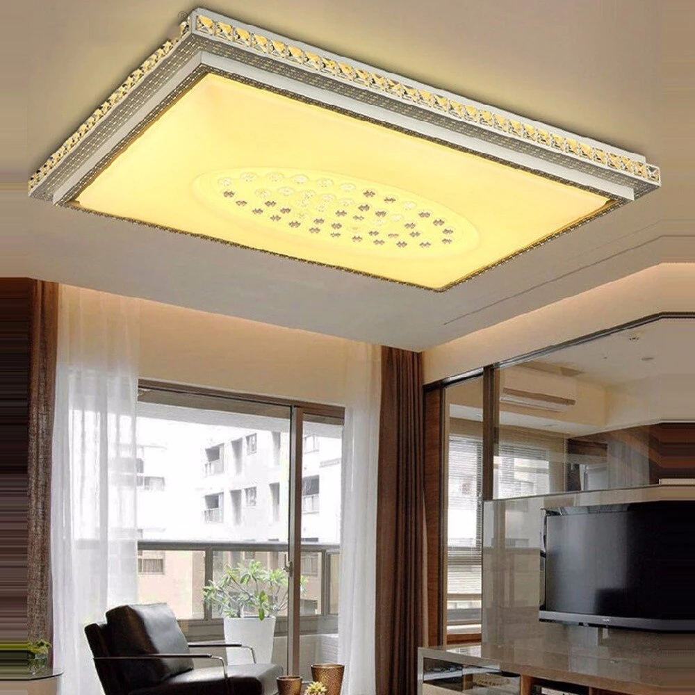 LED Modern Iron Crystal Acrylic LED Lamp.LED Light.Ceiling Lights.LED Ceiling Light.Ceiling Lamp For Foyer Bedroom