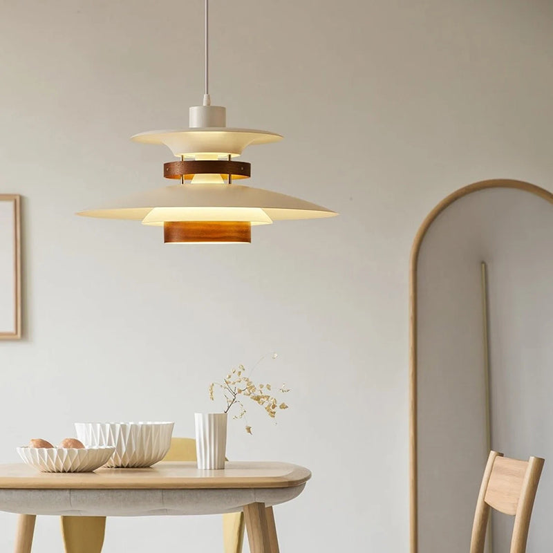 Classic Danish Design Layered Pendant Lights