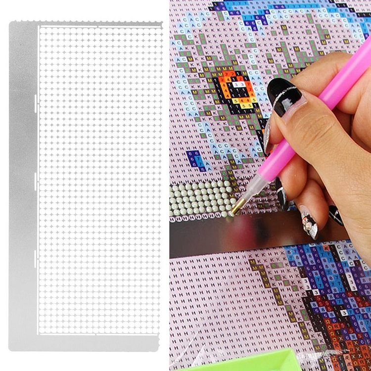 Diamond Painting Net Ruler Point Drill Ruler DIY Needlework Tool Accessory