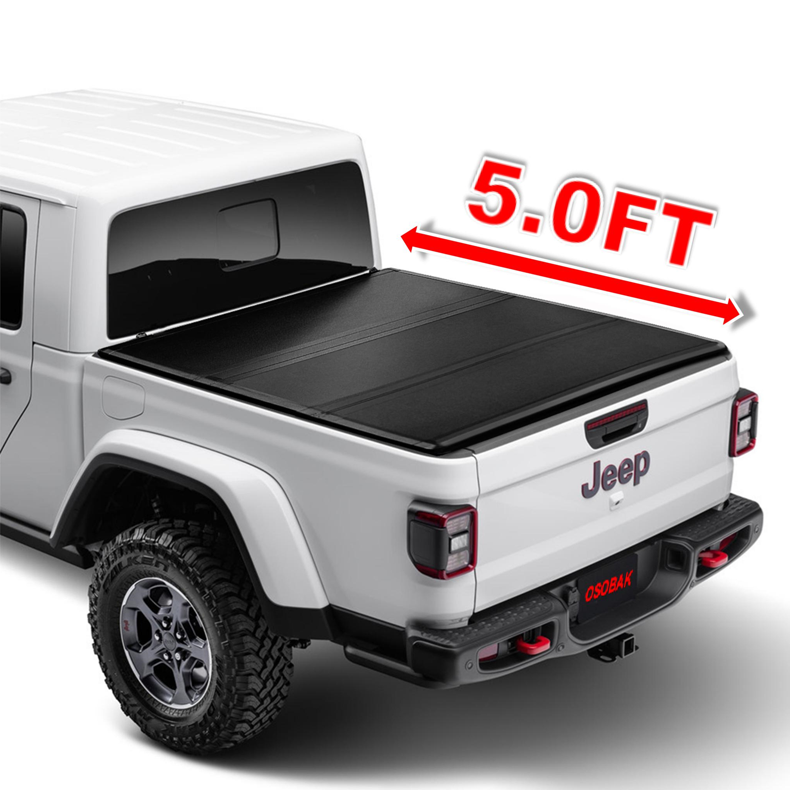 For 20202022 Jeep Gladiator 5' Truck Bed OSOBAK Hard TriFold