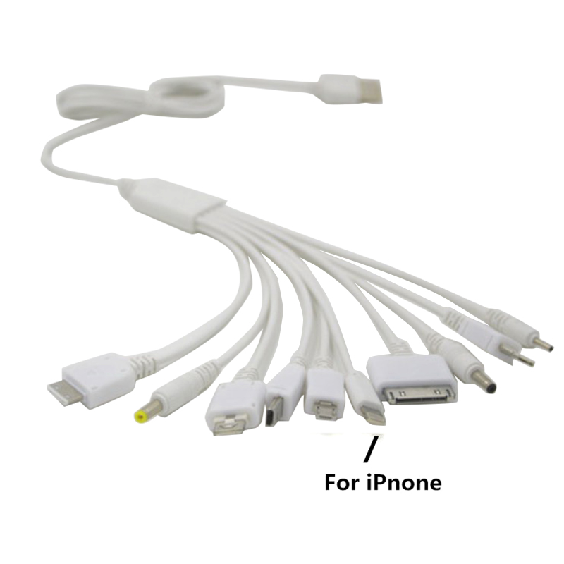 10-in-1 Multi-Function Charging Cable, with Various Heads, for ...