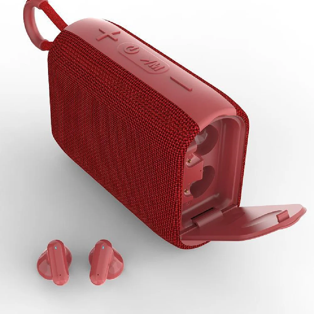 Bluetooth Speaker  Headset Two-in-one Small Square Outdoor