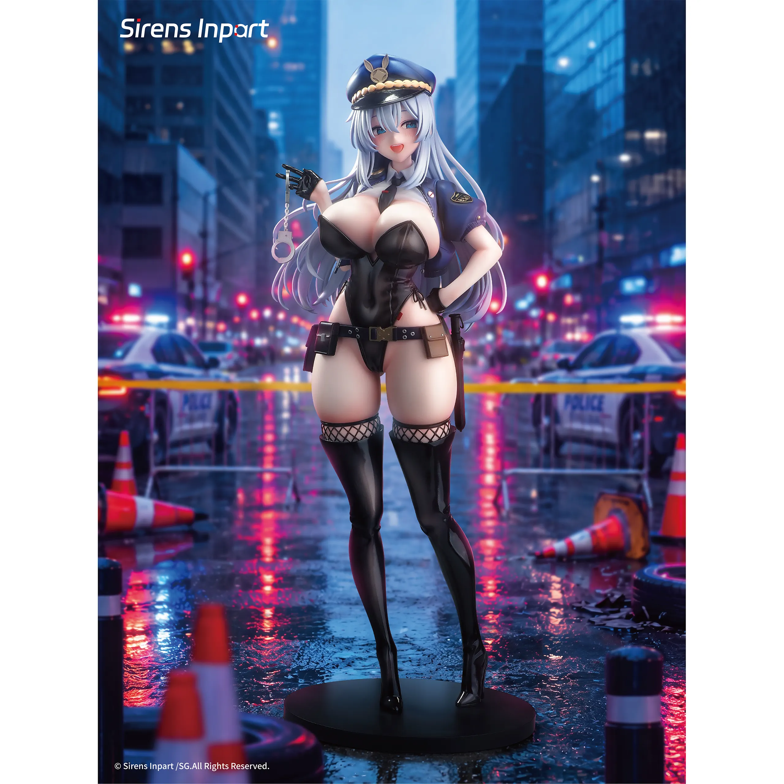 Sirens Inpart - Bunny Girl Policewoman Shion 1/4 Scale Figure (Licensed)-