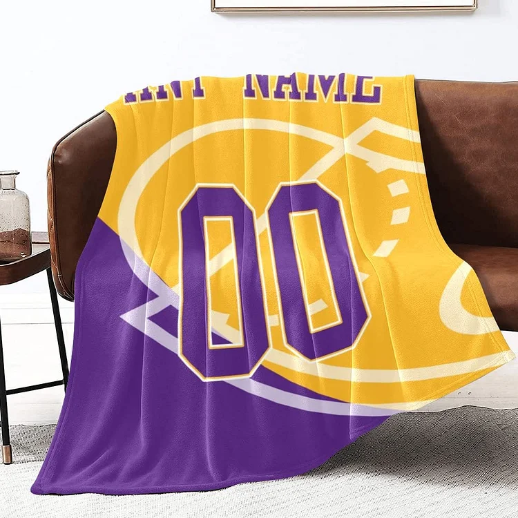 Personalized Basketball Blanket for Comfort & Unique| BKKid124