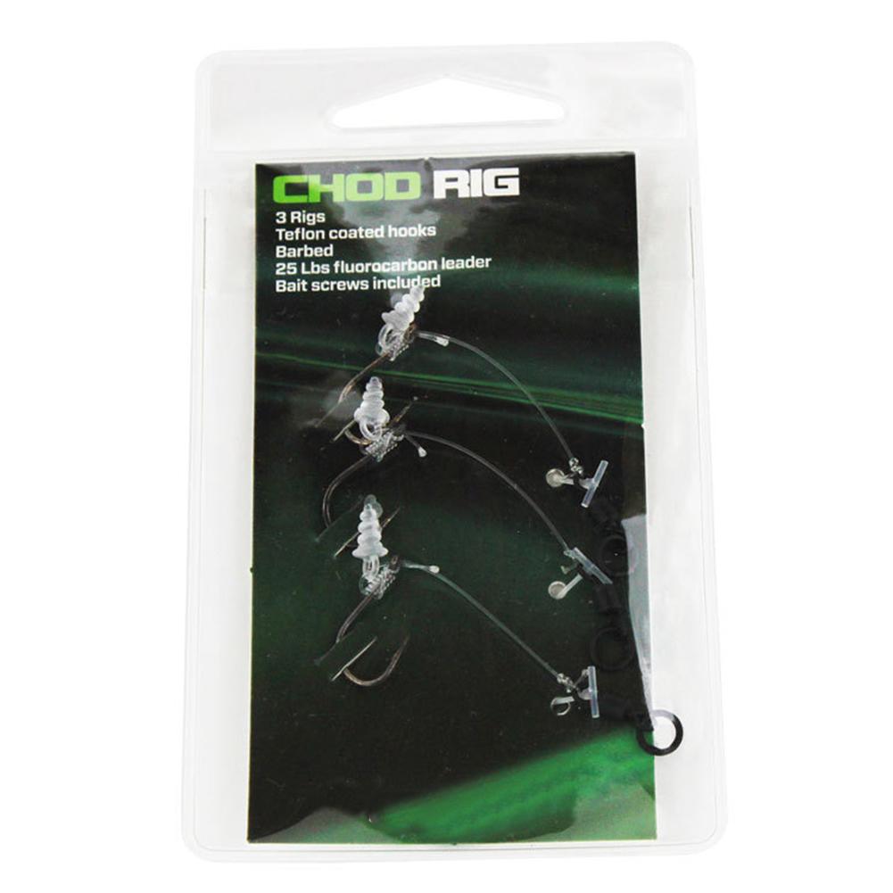 

3pcs Carp Fishing Hook Link Ready Made Hair Rig Tied-up Hook with Iron Ring, 4 #, 501 Original